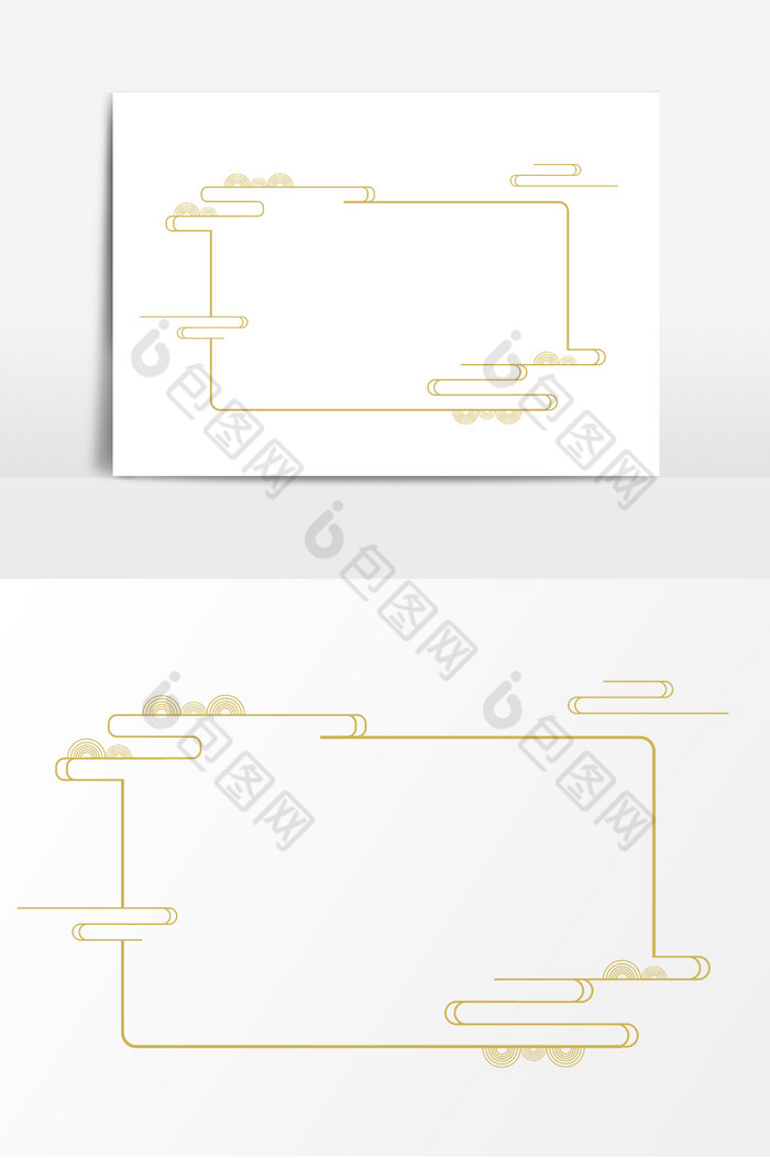 金色线条纹理边框图片图片