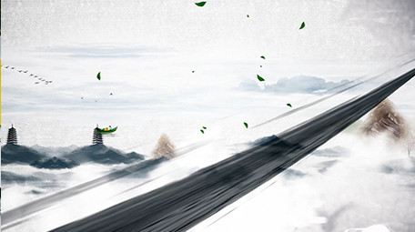 中国风传统民俗端午节日水墨片头AE模板