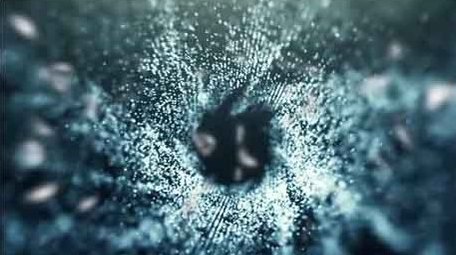 清新简洁ae片头 水波纹 蓝色