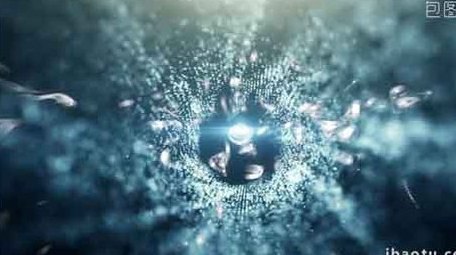 清新简洁ae片头 水波纹 蓝色