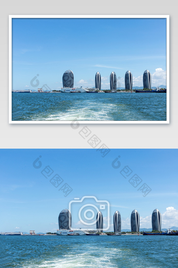 三亚地标建筑凤凰岛景观图片图片