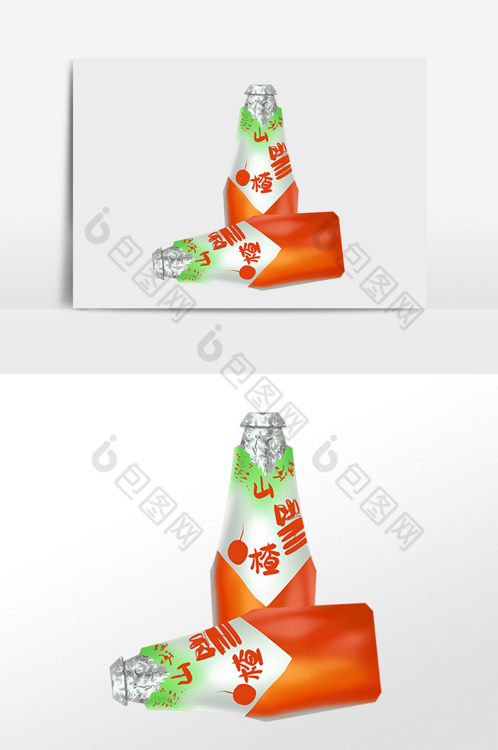 夏季果汁饮料汽水插画图片图片