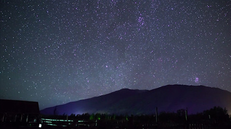 唯美新疆喀纳斯星空延时视频