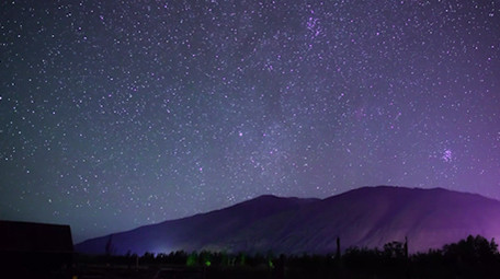 唯美新疆喀纳斯星空延时视频