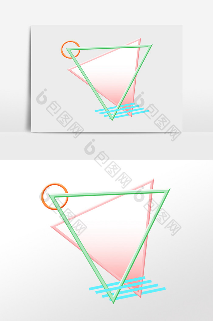 三角形对话框插画图片图片