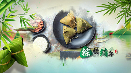 传统中国风端午节<strong>图文</strong>宣传片头AE模板