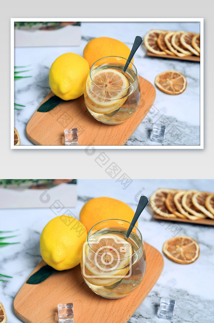 冲泡柠檬片高清实拍图图片图片