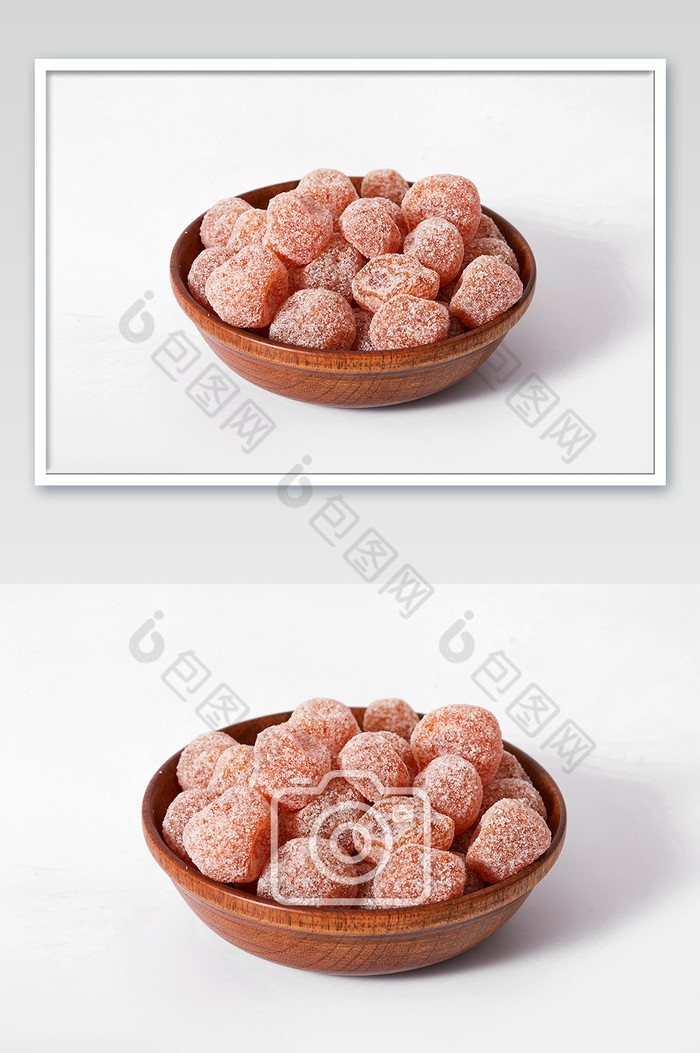 冰糖金桔蜜饯零食白底图果干美食摄影图片图片
