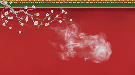 中国风故宫水墨宫墙图文模板AE模板