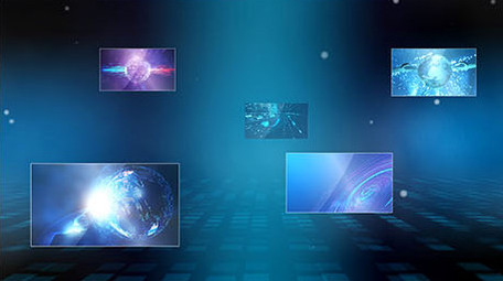 震撼大气图文汇聚LOGO展示片头