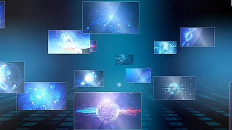 震撼大气图文汇聚LOGO展示片头