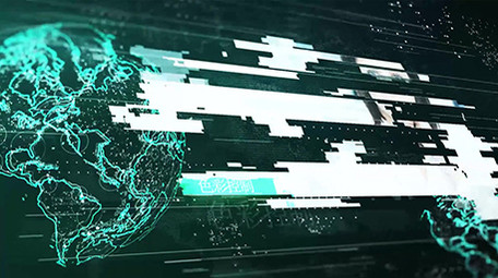 全球网络科技商务数字相册宣传AE模板