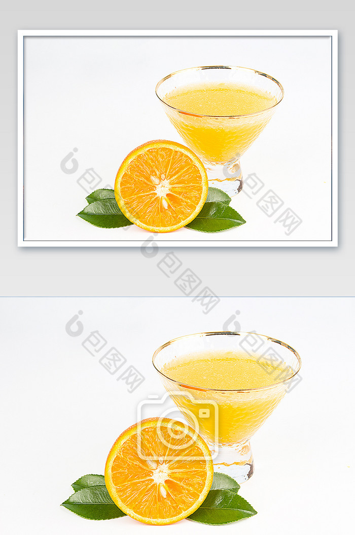 新鲜橙子橙汁水果摄影图片图片