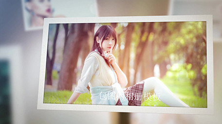 温馨优雅小清新图文相册展示AE模板