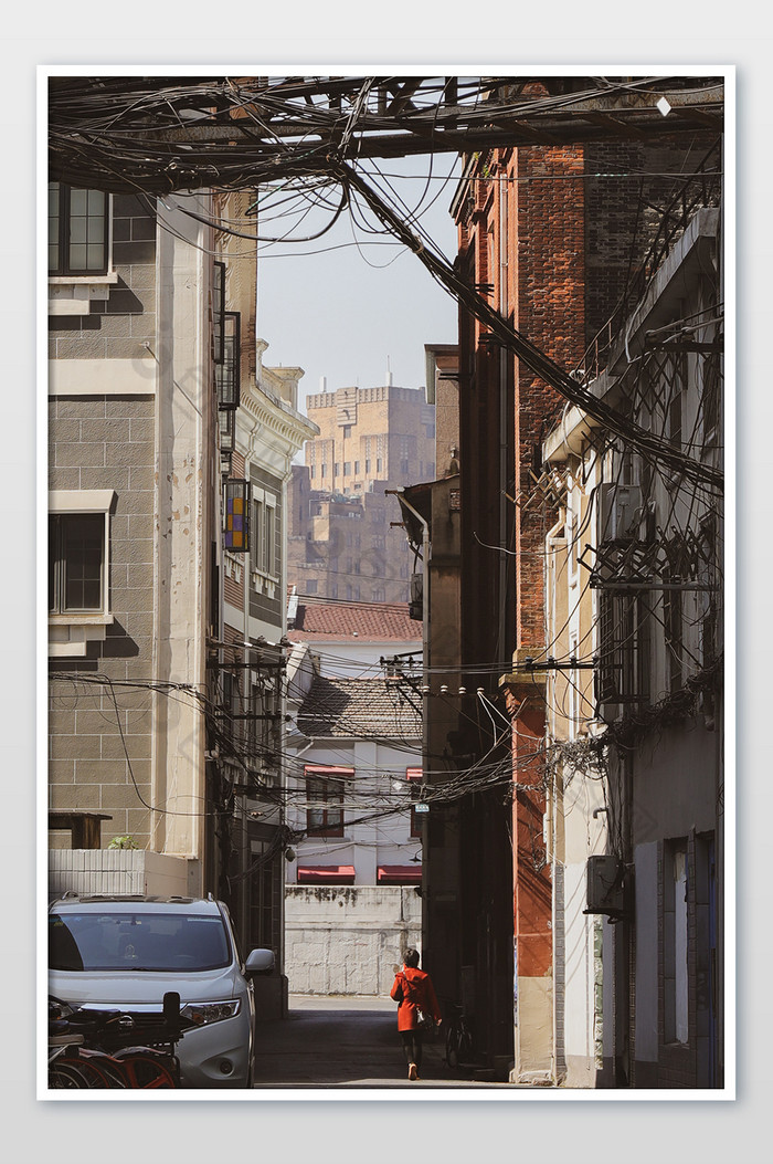上海城市建筑风格海报图片图片