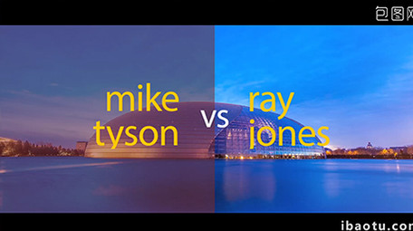 扁平化渐变黄企业商务介绍说明AE模板