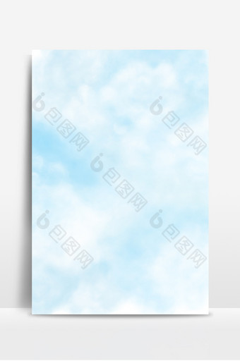 晴空白云质感云朵背景蓝色天空背景设计图片