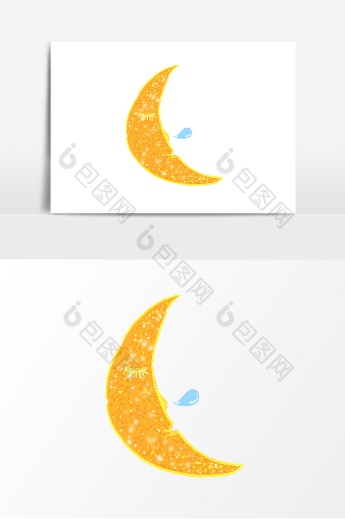 月球日睡觉的月亮图片图片