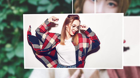 简洁旅游度假快乐活力相册宣传AE模板