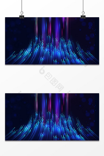 5G科技炫酷光线光柱背景图片