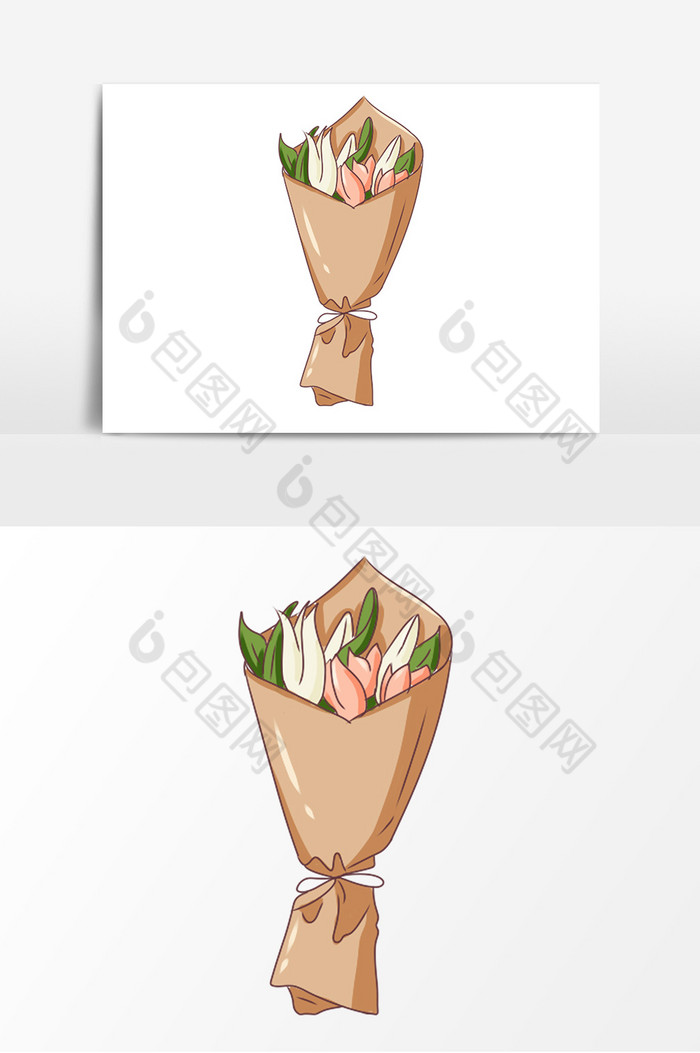 郁金香百合花束图片图片