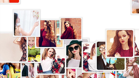 多图弹跳栏目包装片头AE模板