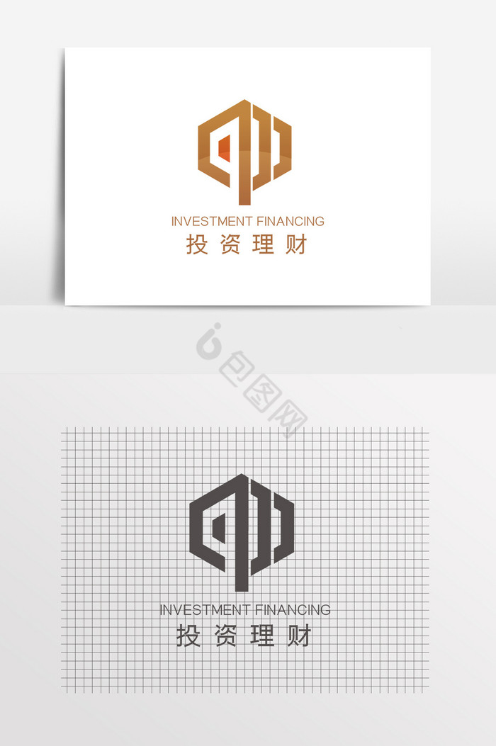 理财金色LOGO