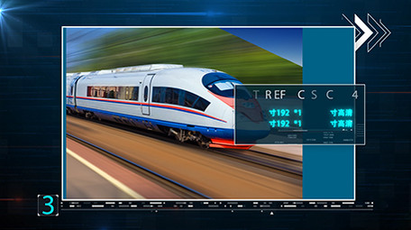 大气科技商务图片箭头演示模板