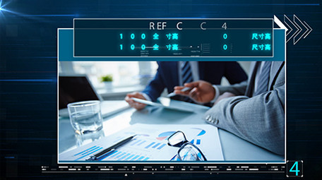 大气科技商务图片箭头演示模板