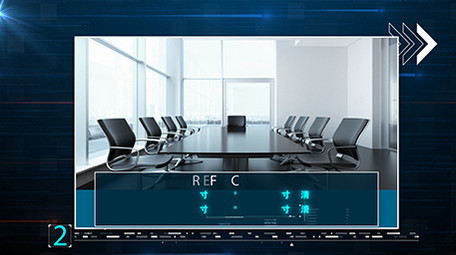 大气科技商务图片箭头演示模板