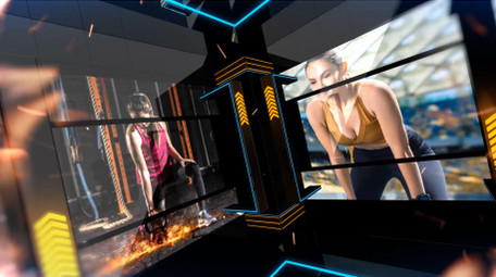 三维炫酷动感图文包装特效动画AE模板