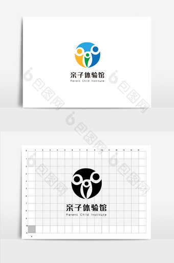 亲子体验馆logo亲子体验馆VI设计图片