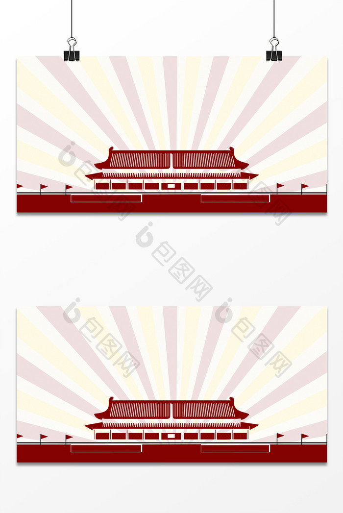 天安门简笔画党建图片图片