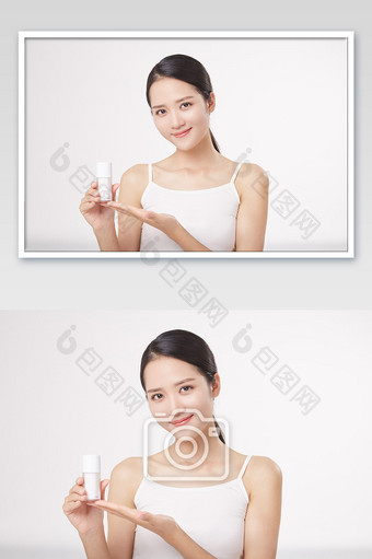美容护肤保养护肤品展示宣传照图片
