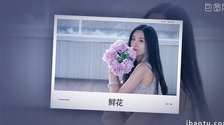 扁平化<strong>图文</strong>相册产品介绍片头AE模板