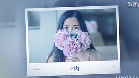 扁平化<strong>图文</strong>相册产品介绍片头AE模板