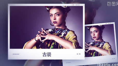 扁平化<strong>图文</strong>相册产品介绍片头AE模板