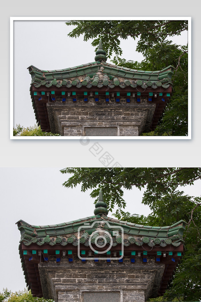 青砖绿瓦中国古建筑