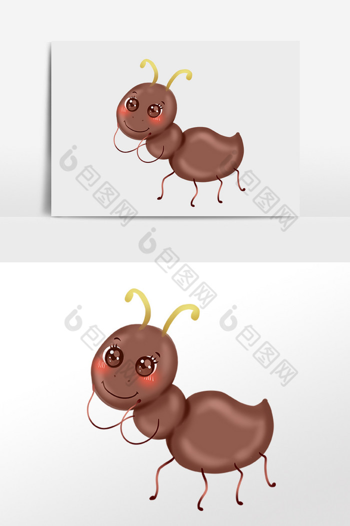小动物蚂蚁插画图片图片