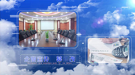 大气商务科技图文视频展示AE模板