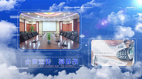 大气商务科技图文视频展示AE模板