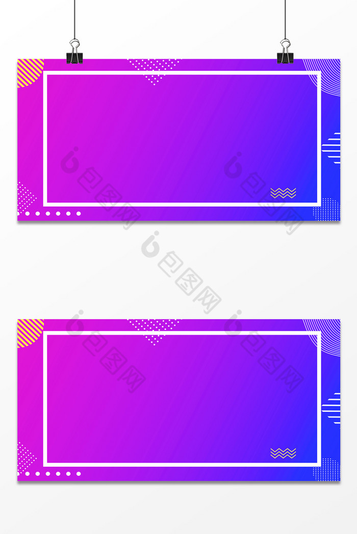 蓝紫几何图形电商图片图片