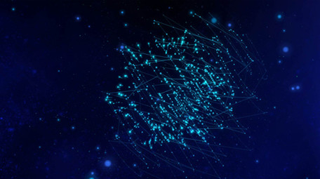 科技风粒子穿越企业宣传片头片尾AE模板