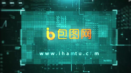 全息数字化背景商务科技片头AE模板