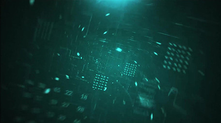 全息数字化背景商务科技片头AE模板