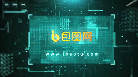 全息数字化背景商务科技片头AE模板