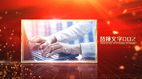 震撼大气唯美历史图文展示介绍AE模板