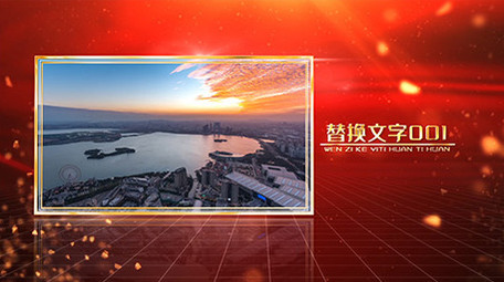 震撼大气唯美历史图文展示介绍AE模板