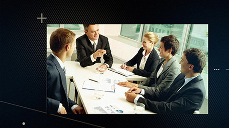 空间三维科技商务公司图文宣传展示AE模板