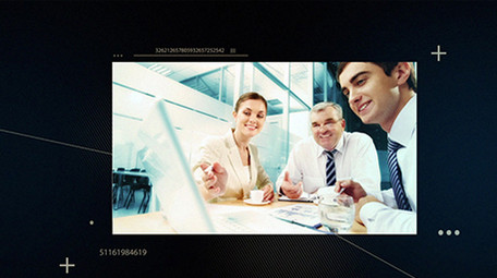 空间三维科技商务公司图文宣传展示AE模板